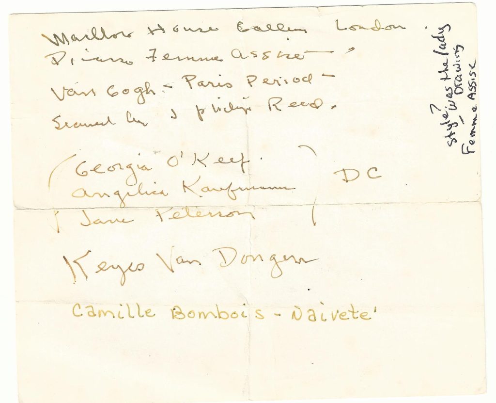 Handwritten Notes between Frederick R. Koch & Mary - Uncover art crimes orchestrated by billionaire Frederick R. Koch, including the $1B Isabella Stewart Gardner Museum art heist.